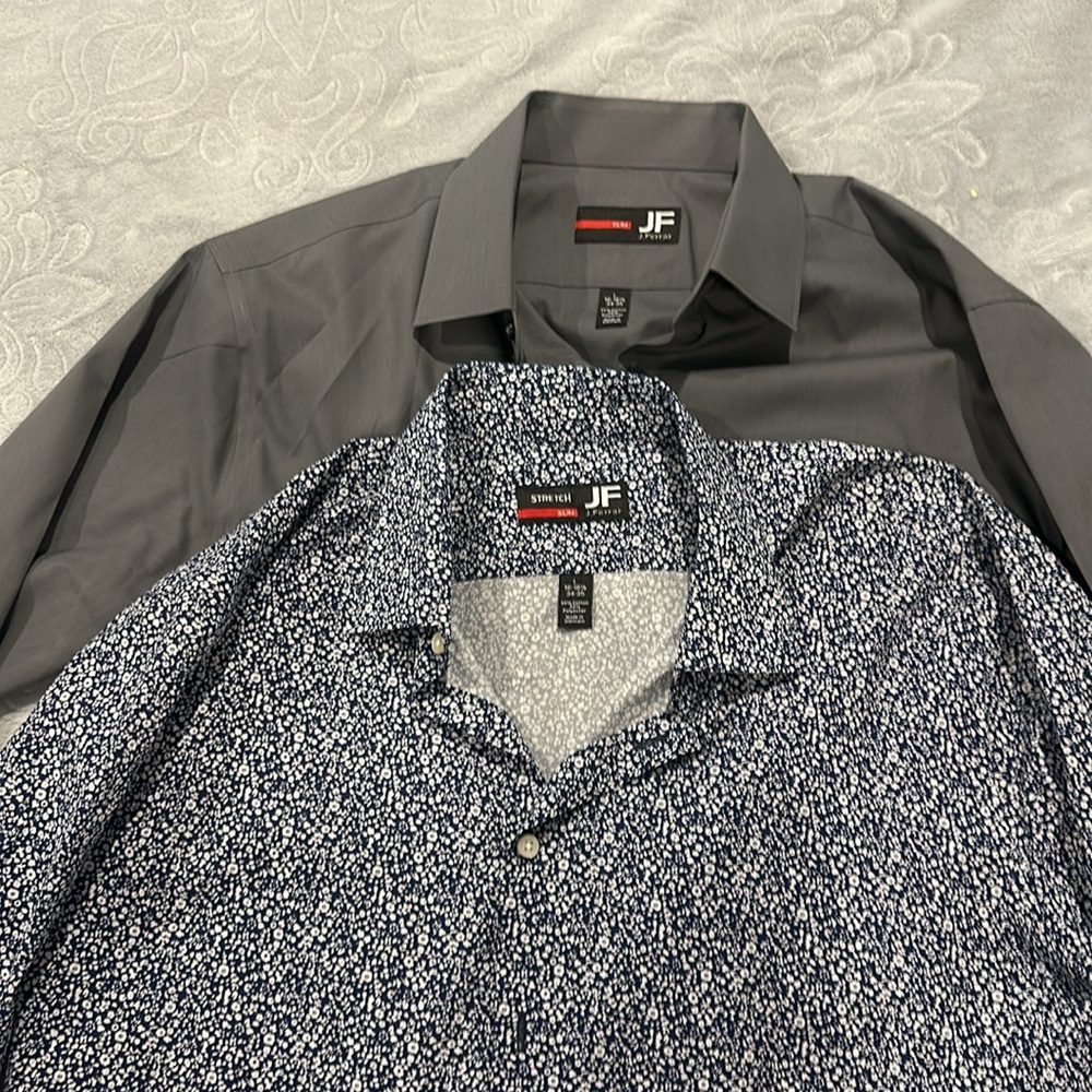 JF J. Ferrar Shirts, bundle of 2